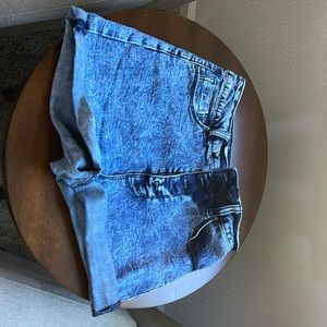 High waste denim shorts new WOT never worn.